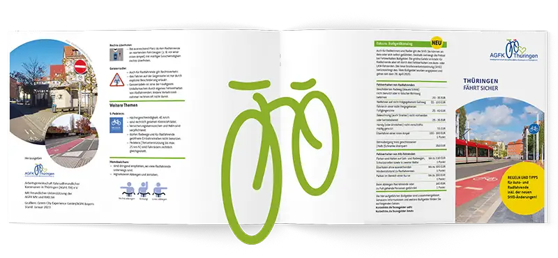 AGFK Thüringen - Verkehrssicherheitsflyer Vorschau