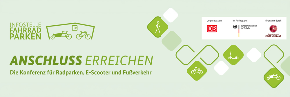 Konferenz für Radparken, E-Scooter und Fußverkehr